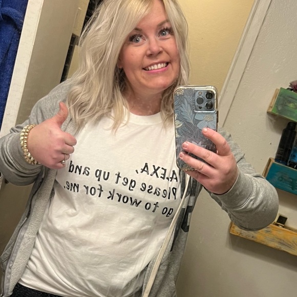 Alexa, Please get up and go work for me tee! - Picture 2 of 3